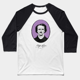 Authors - Edgar Allan Poe Baseball T-Shirt